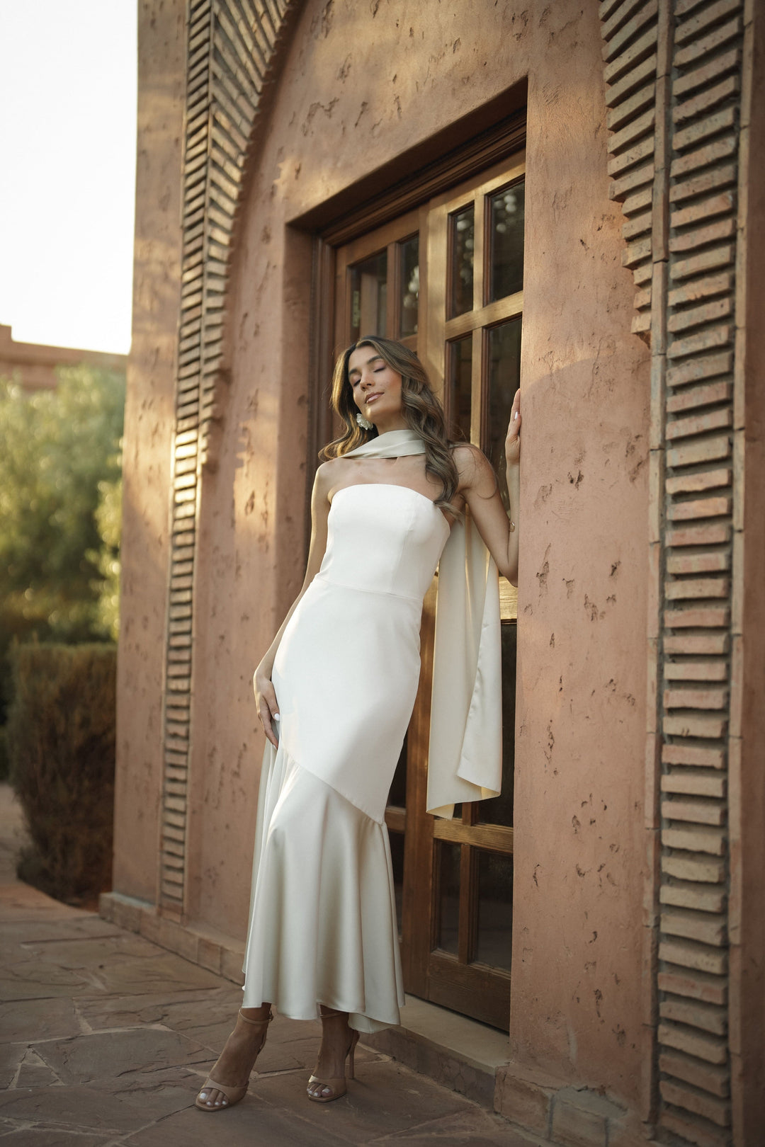 FIONA BEIGE DRESS