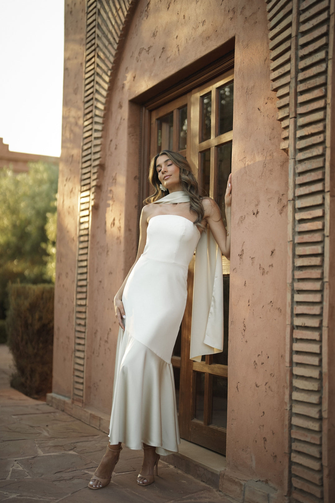 FIONA BEIGE DRESS