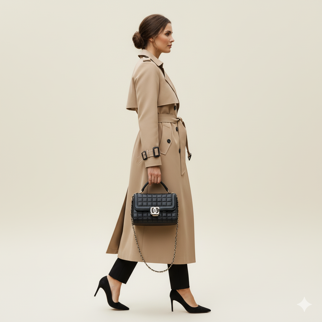 Anna | Trenčkot lichotivý od rána do večera