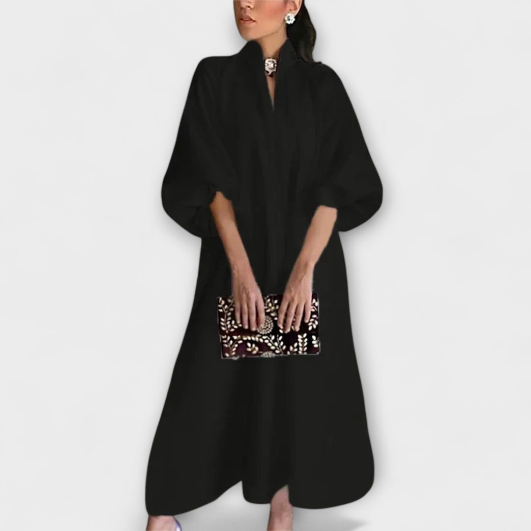 Gerhilde – Elegantní Midi Šaty